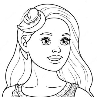 Page A Colorier Daventure De Barbie Stacie 66461-54888