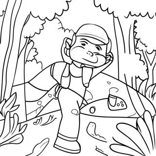 Page A Colorier Daventure Dans La Jungle Inexploree 66511-54922