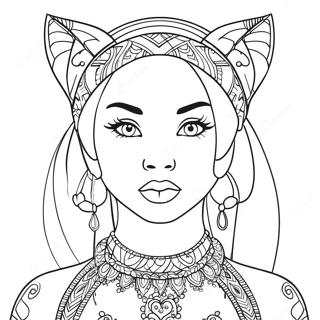 Page A Colorier Doja Cat 66550-54958