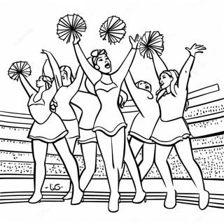 Page A Colorier Des Cheerleaders De Lusc En Action 66661-55042