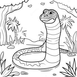 Titanoboa Pages À Colorier