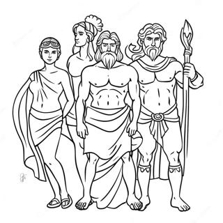 Page A Colorier Dieux Grecs 6674-5427