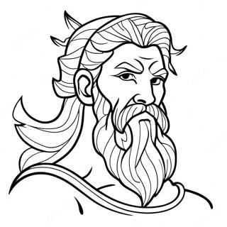 Page A Colorier Zeus Avec Un Foudre 6675-5429