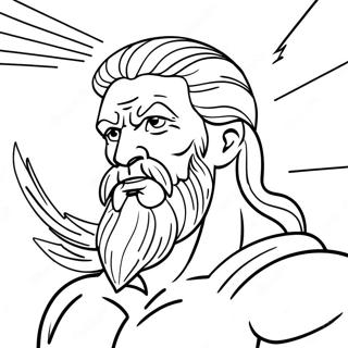 Page A Colorier Zeus Avec Un Foudre 6675-5432