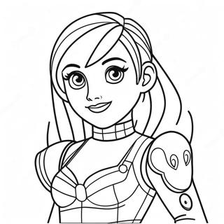 Page A Colorier De Sporty Spice De Lazy Town 66791-55147