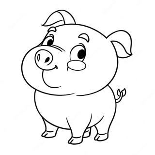 Page A Colorier De Porky Le Cochon 66830-55179