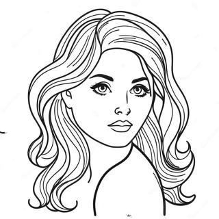 Page A Colorier Cheveux 6684-5435