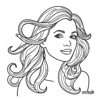 Page A Colorier Cheveux 6684-5436