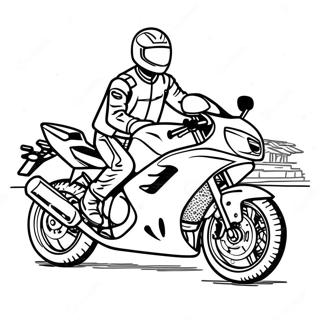 Page A Colorier De Moto Kawasaki 66850-55199