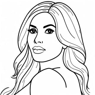 Page A Colorier Kim Kardashian 66900-55234