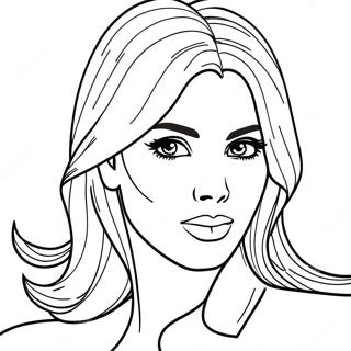 Page A Colorier Kim Kardashian 66900-55235