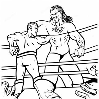 Page A Colorier Superstars De La Wwe En Action 66931-55271