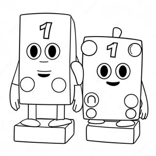 Numberblocks 11 Pages À Colorier