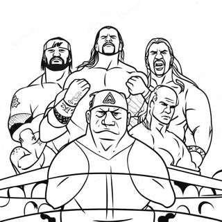 Page A Colorier Superstars Wwe En Action 67092-55378