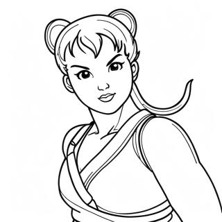 Page A Colorier Chun Li 67101-55382