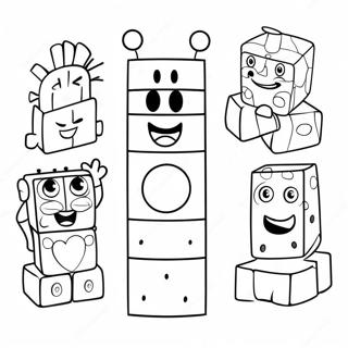 Page A Colorier Numberblocks 1000 67142-55412