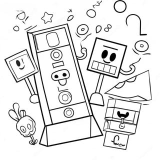 Numberblocks 1000 Avec Des Formes Colorees A Colorier 67143-55406