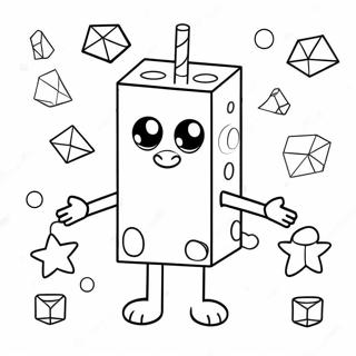 Numberblocks 1000 Avec Des Formes Colorees A Colorier 67143-55407