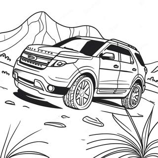 Ford Explorer Pages À Colorier