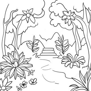 Page A Colorier Scene Du Jardin Deden 67213-55469