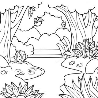 Page A Colorier Scene Du Jardin Deden 67213-55471