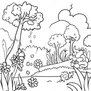 Page A Colorier Scene Du Jardin Deden 67213-55472