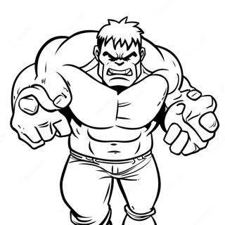 Page A Colorier Hulk En Action 67283-55519