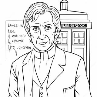 Page A Colorier De Dr Who 6734-5475