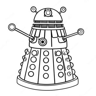 Page A Colorier De Dalek En Action 6735-5479