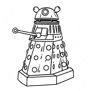 Page A Colorier De Dalek En Action 6735-5480