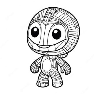 Sackboy Pages À Colorier