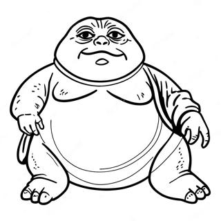 Jabba Le Hutt Pages À Colorier