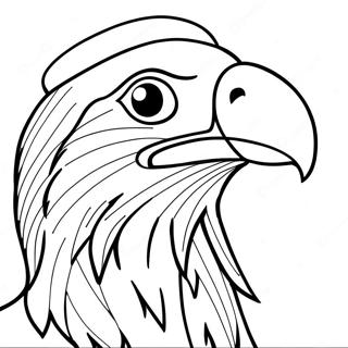 Page A Colorier Du Majestueux Aigle A Tete Blanche 67523-55716