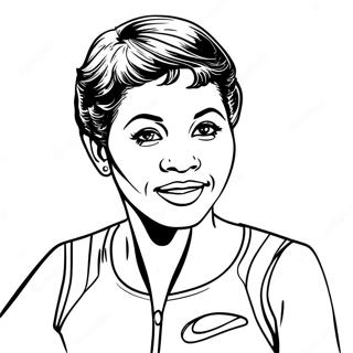 Page A Colorier La Biographie De Wilma Rudolph 67542-55726