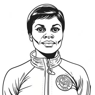 Page A Colorier La Biographie De Wilma Rudolph 67542-55728