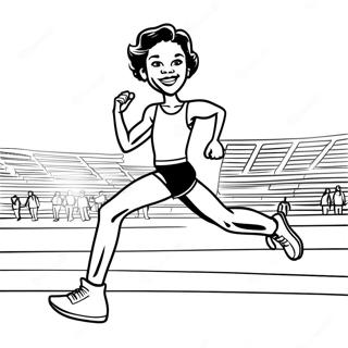 Page A Colorier Wilma Rudolph Courant Vite 67543-55742