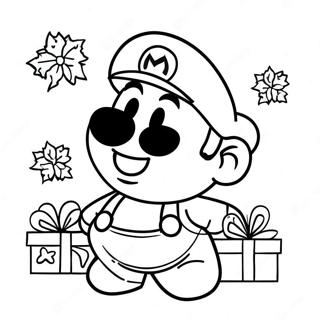 Page A Colorier De Mario Noel 6754-5490