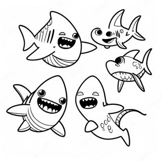 Page A Colorier Des Personnages Droles De Shark Tale 67563-55740