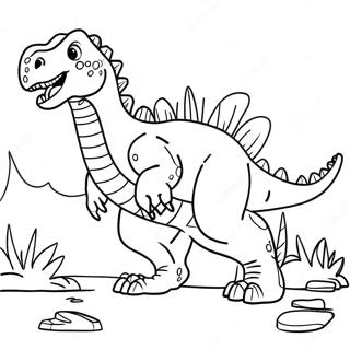 Page A Colorier Des Dino Smashers 67572-55747