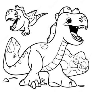 Page A Colorier Des Dino Smashers Feroces 67573-55753