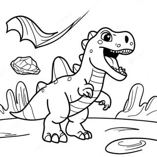 Page A Colorier Des Dino Smashers Feroces 67573-55755