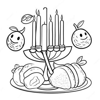 Page A Colorier Shabbat Shalom 67622-55791