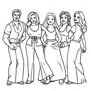 Page A Colorier Personnages De Mamma Mia 67633-55801