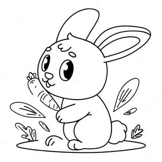 Page A Colorier Lapin Avec Carotte 67722-55867