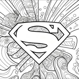 Logos De Superman Pages À Colorier