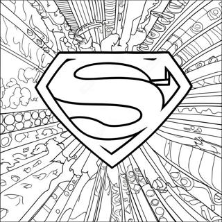 Page A Colorier Logo Superman 67802-55930