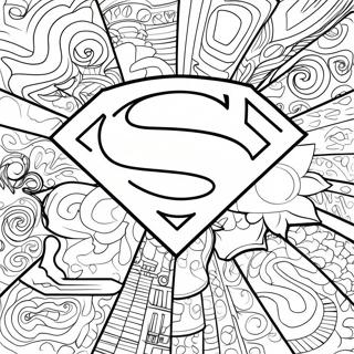 Page A Colorier Logo Superman 67802-55931