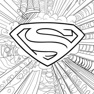 Page A Colorier Logo Superman 67802-55932