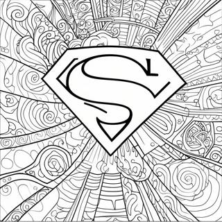 Page A Colorier Logo Superman Classique 67803-55941