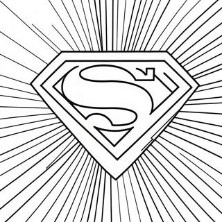 Page A Colorier Logo Superman Classique 67803-55944